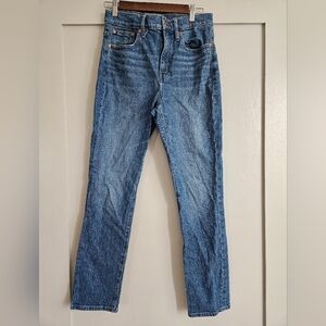Madewell Highrise Boyjean Denim